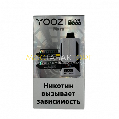 YOOZ HUNK 15000 strong Мята 2%