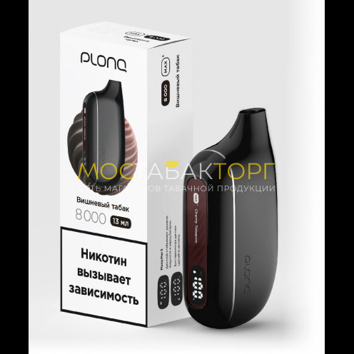 Электронная сигарета Plonq Max Smart Cherry Tabacco (Плонг Макс Смарт Вишнёвый табак)