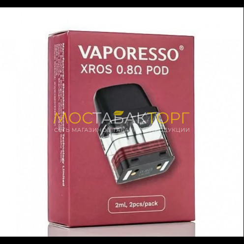 Сменный картридж VAPORESSO XROS MESH POD, 2 МЛ, 0,8 ОМ, 1 шт