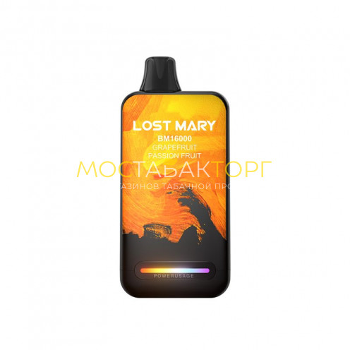 Электронная сигарета LOST MARY BM 16000 Grapefruit Passion Fruit (Лост Мери Грейпфрут Маракуйя)