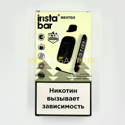 Электронная сигарета INSTABAR WT 10000 by PLONQ Ментол