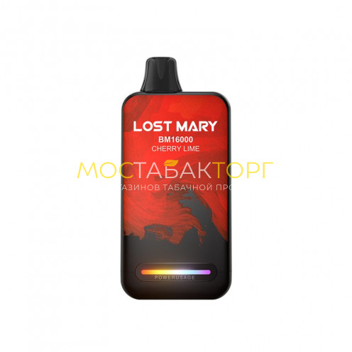 Электронная сигарета LOST MARY BM 16000 Cherry Lime (Лост Мери Вишня Лайм)