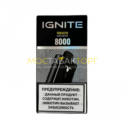 Электронная сигарета IGNITE V80 8000 затяжек Табак