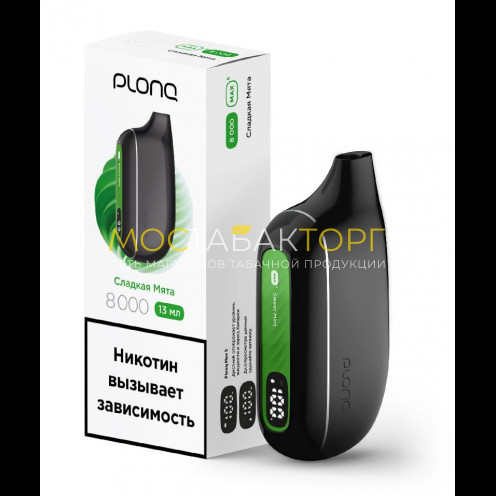 Электронная сигарета Plonq Max Smart Sweet Mint (Плонг Макс Смарт Сладкая Мята)